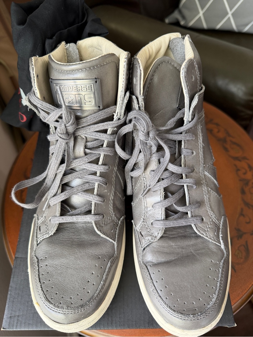 Converse x John Varvatos (Grail); JV Weapon Zip in Gray; Like New